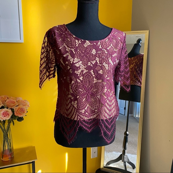 NWT Express Lace Skirt & Top Set 2pc XS - Picture 4 of 6